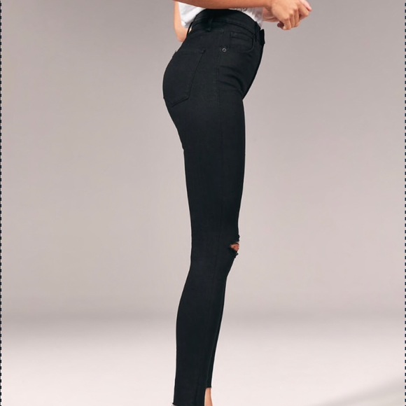 NWT Abercrombie Ultra High Rise Super Skinny Jeans - Picture 4 of 6